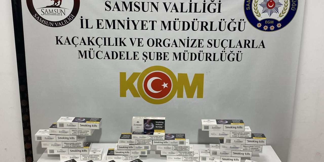 İkametinde kaçak sigara bulunduran kişi yakalandı