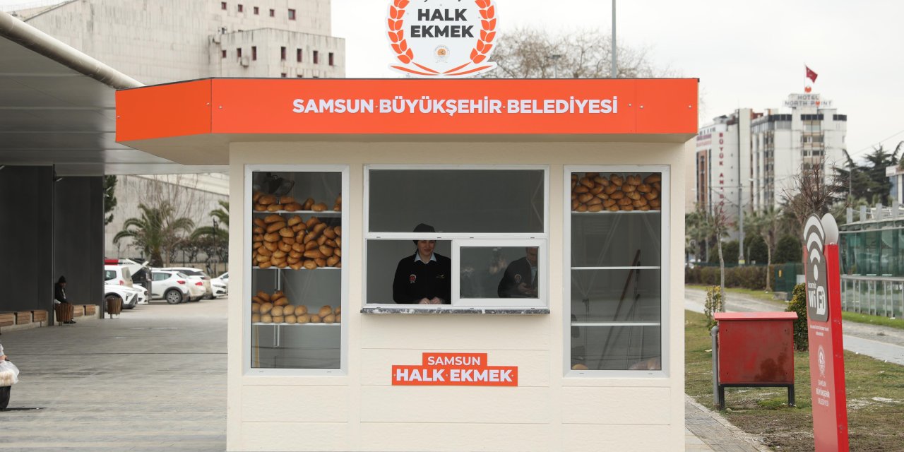 Halk Ekmek noktaları hizmete girdi