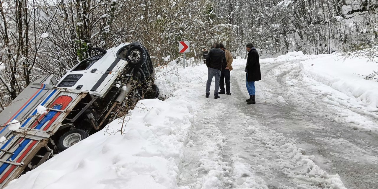 Trafik kazasında 1 kişi yaralandı