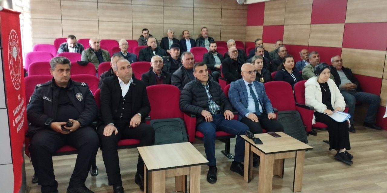 19 Mayıs ilçesinde zirai don ile ilgili bilgilendirme yapıldı