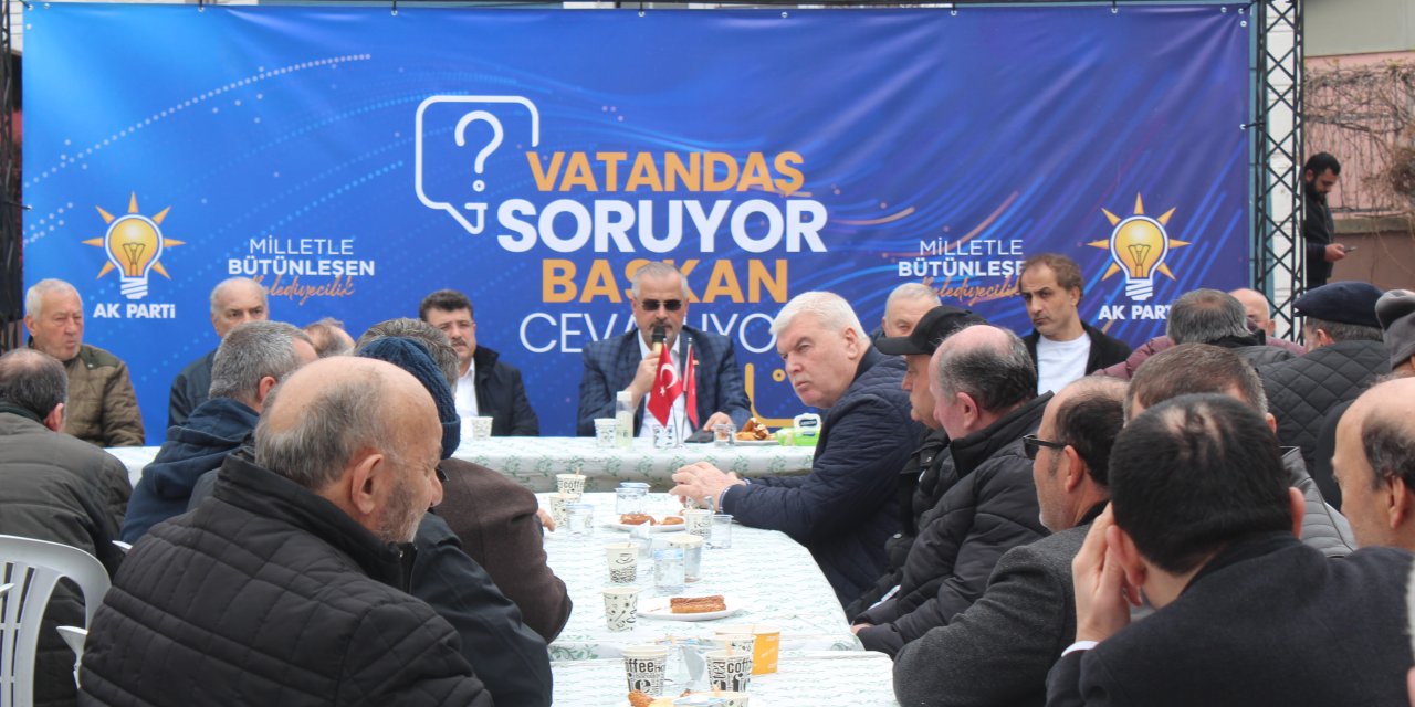 Başkan Kılıç halkla buluştu