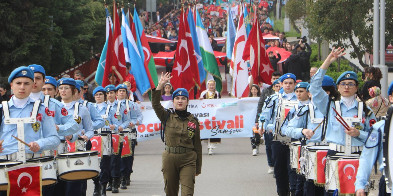 Samsun'da Türk Dünyası Çocuk Festivali heyecanı