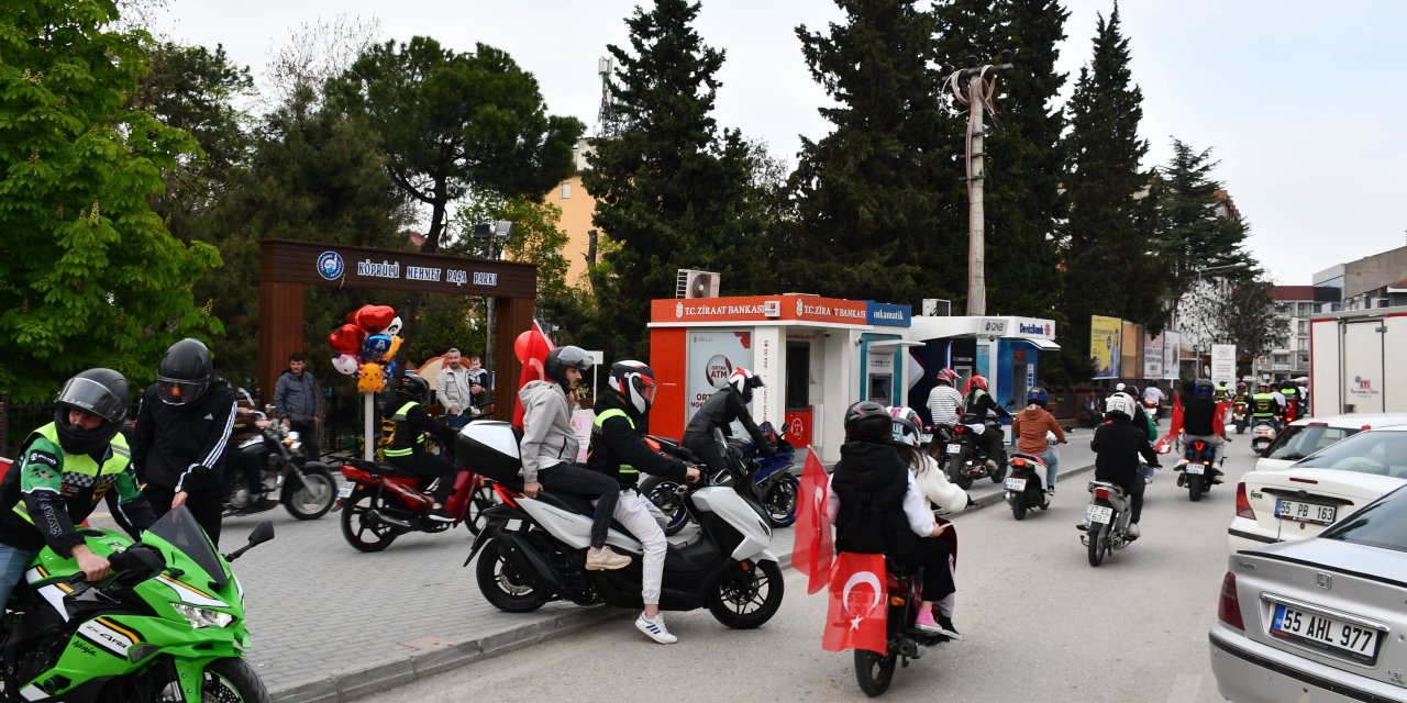 Vezirköprü’de kortej düzenlendi