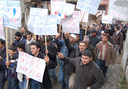 Katı atık tesisine tepki