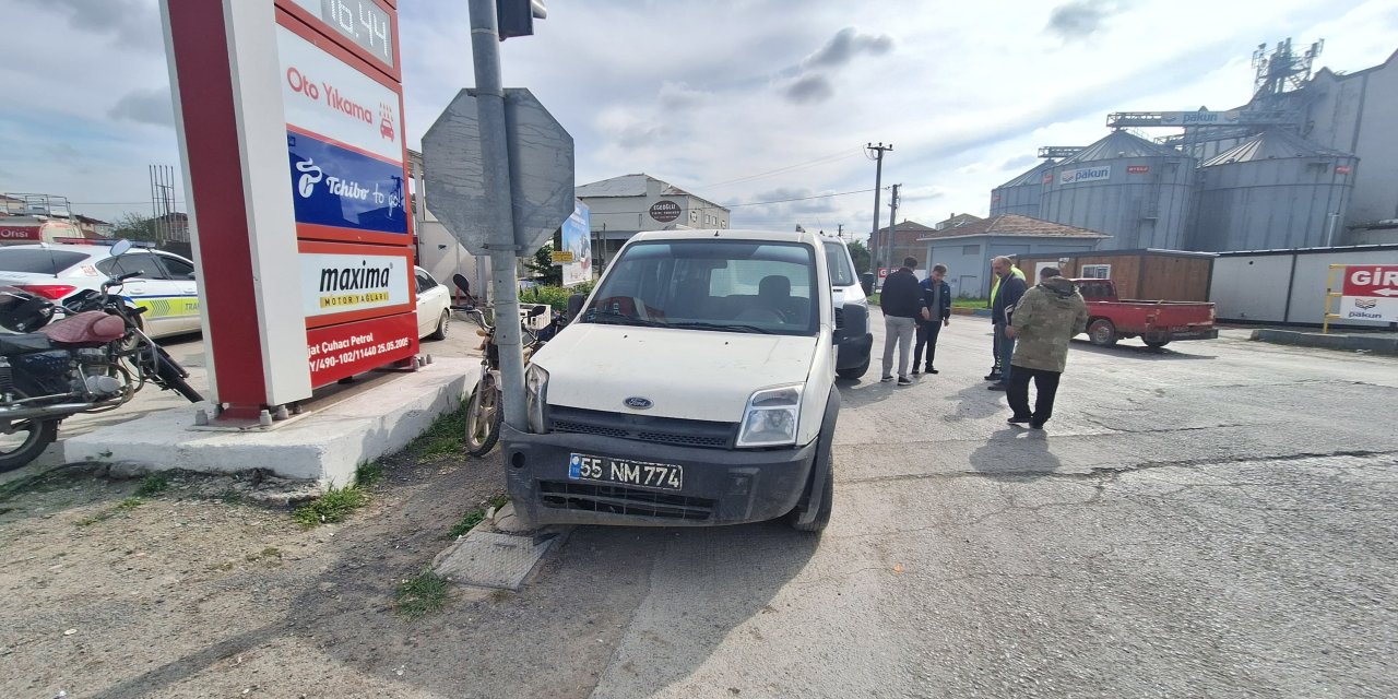 Trafik kazasında 1 kişi yaralandı
