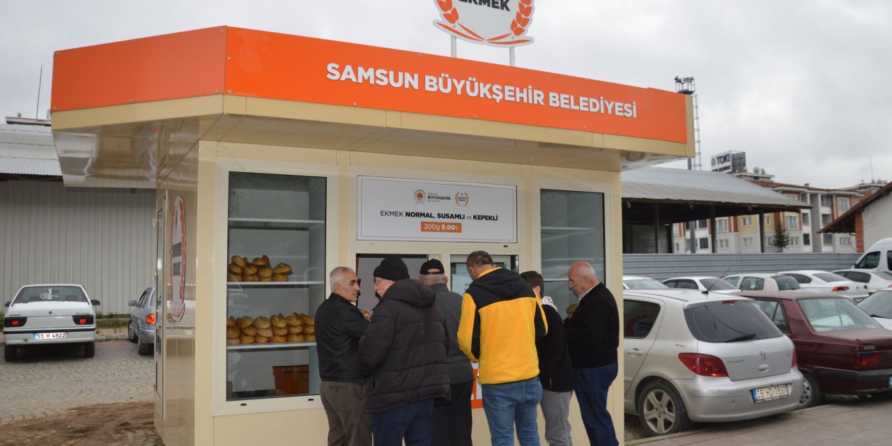 Samsun Ekmek satış noktası açıldı