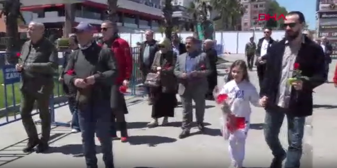 Heyelanda hayatını kaybedenler anıldı
