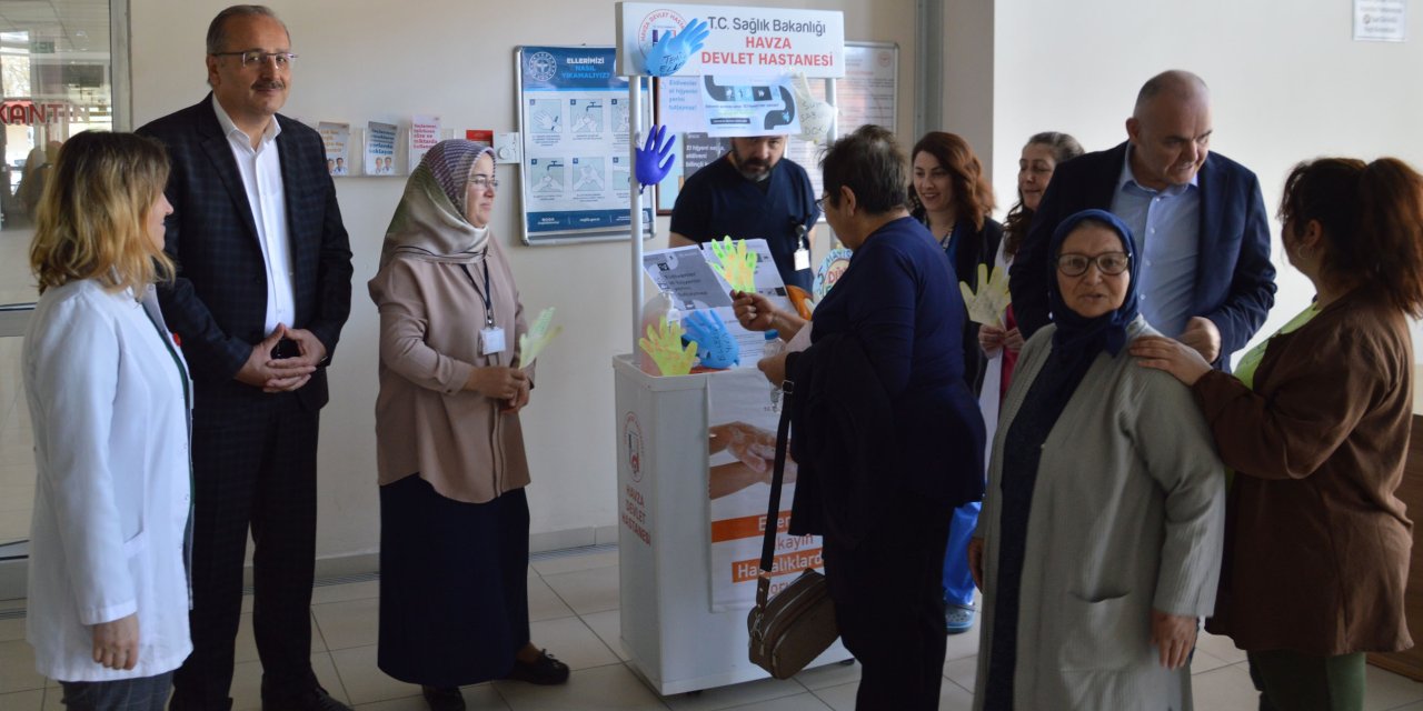 El hijyeni standı açıldı