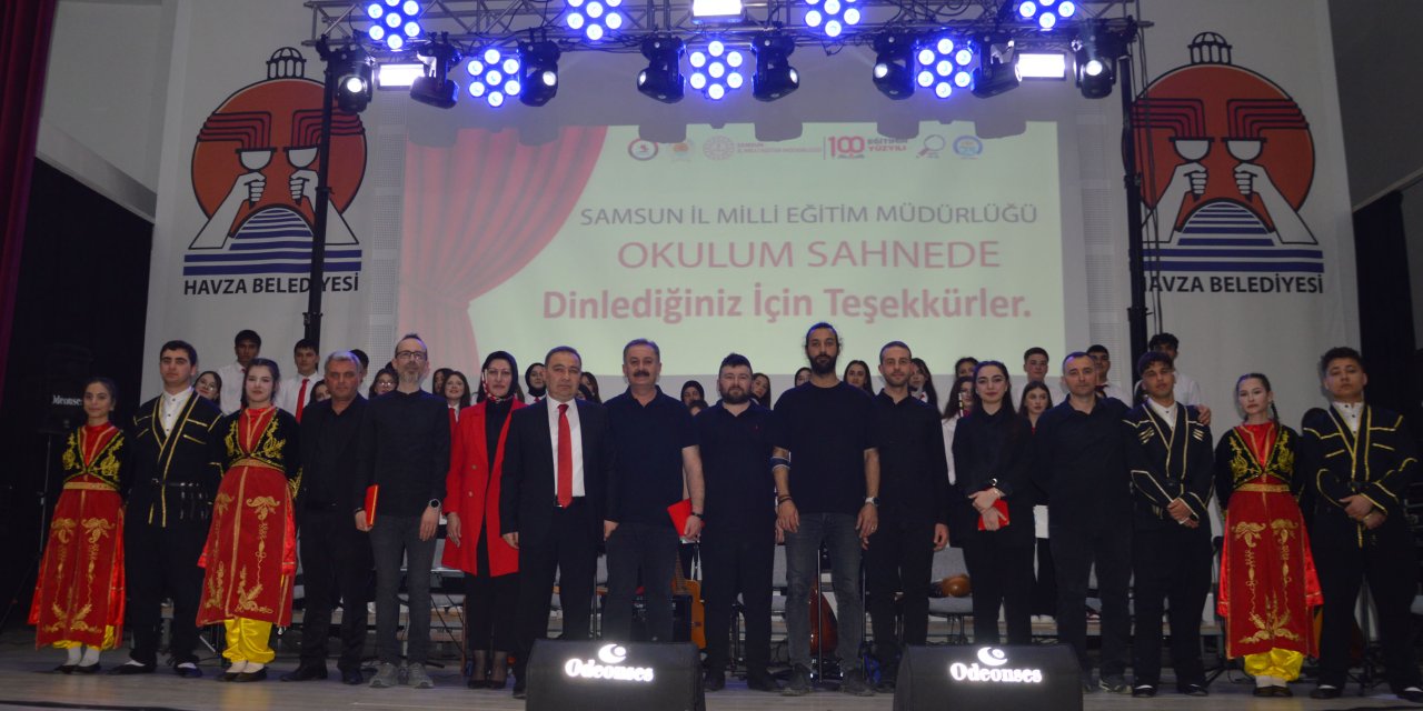 Havza'da "Okulum Sahnede" etkinliği düzenlendi
