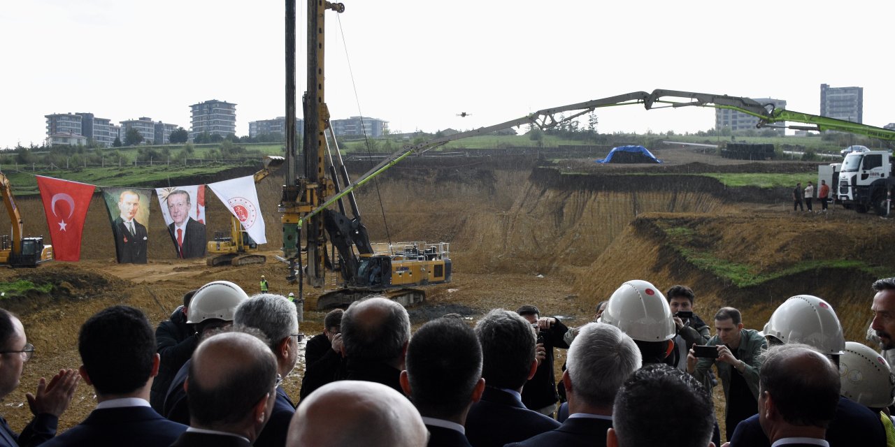 Samsun'da mahkemelerin yer alacağı kampüsün temeli atıldı