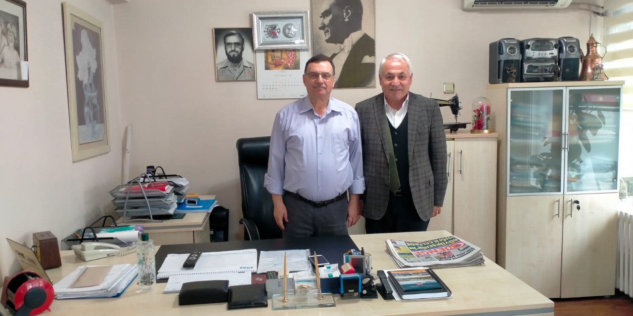 Başkan Ün'den Bahadır'a ziyaret