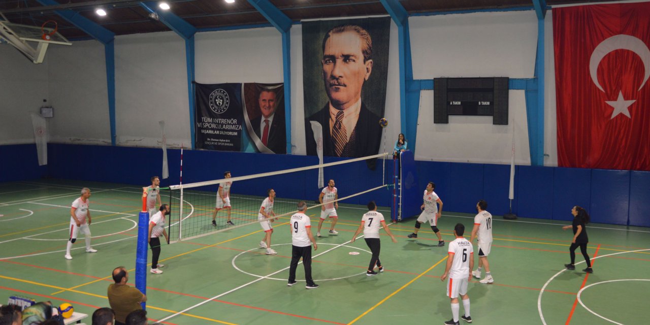 Havza'da Voleybol Halk Turnuvası başladı