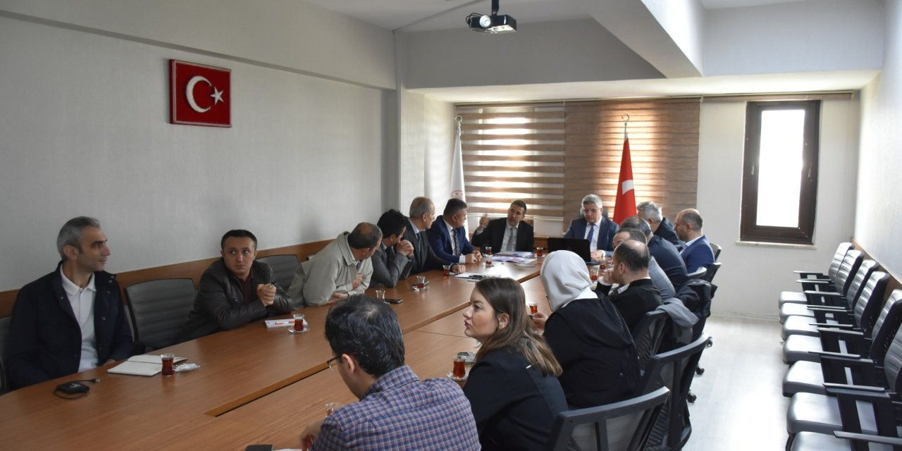 Meslek lisesi planlaması için toplantı yapıldı