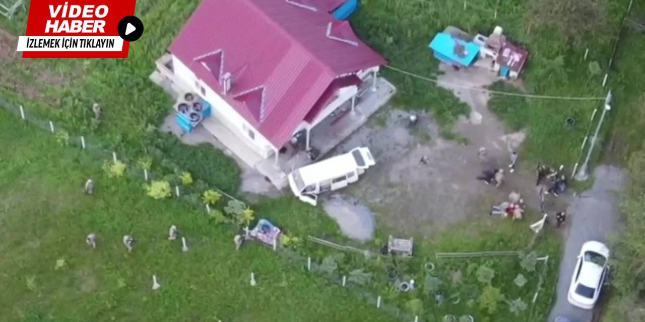 Samsun'da  özel harekat destekli operasyon