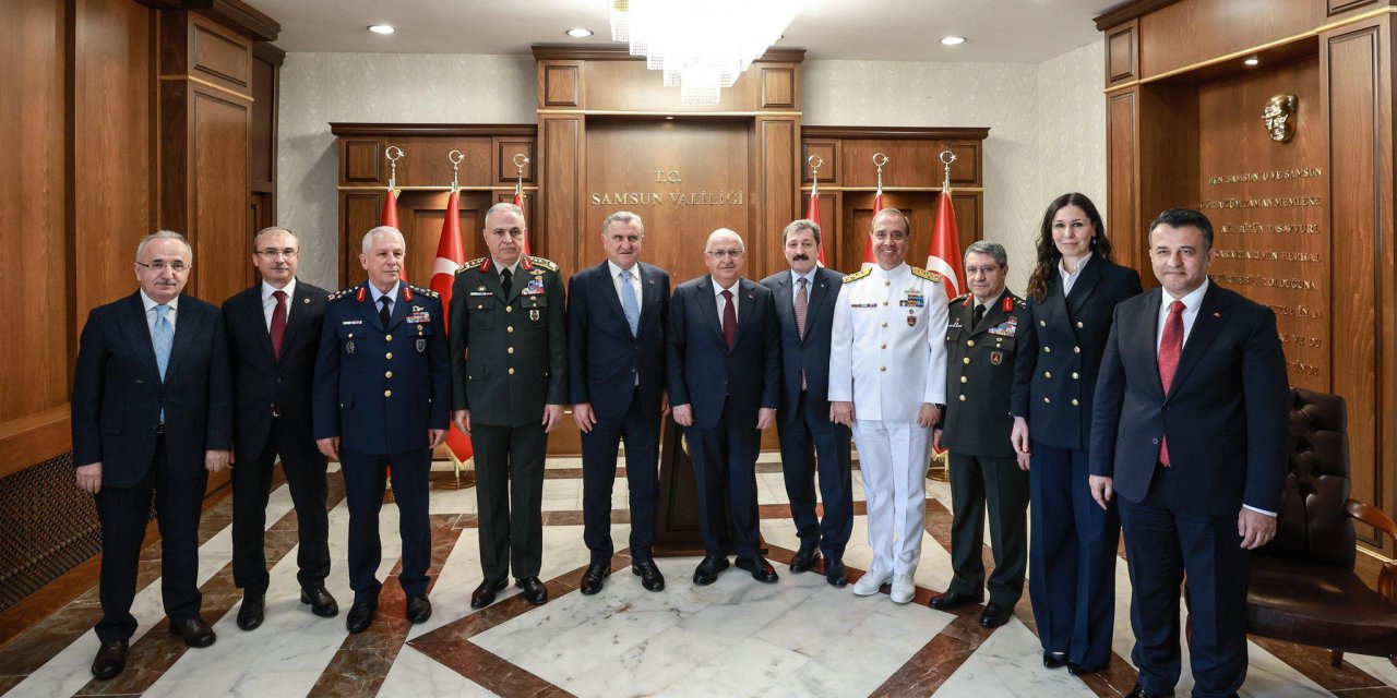 Bakan Bak ve Güler'den Samsun Valiliği'ne ziyaret