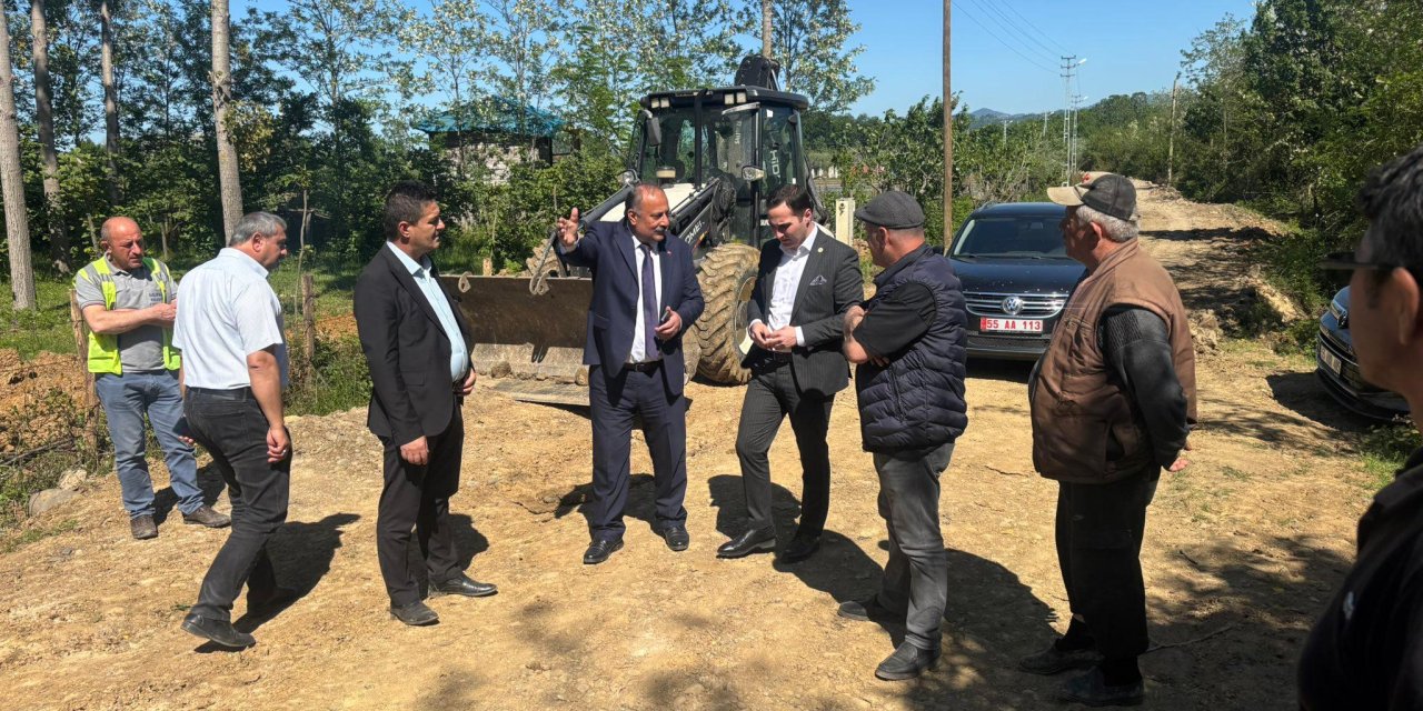 Bağlantı yolu çalışmaları devam ediyor