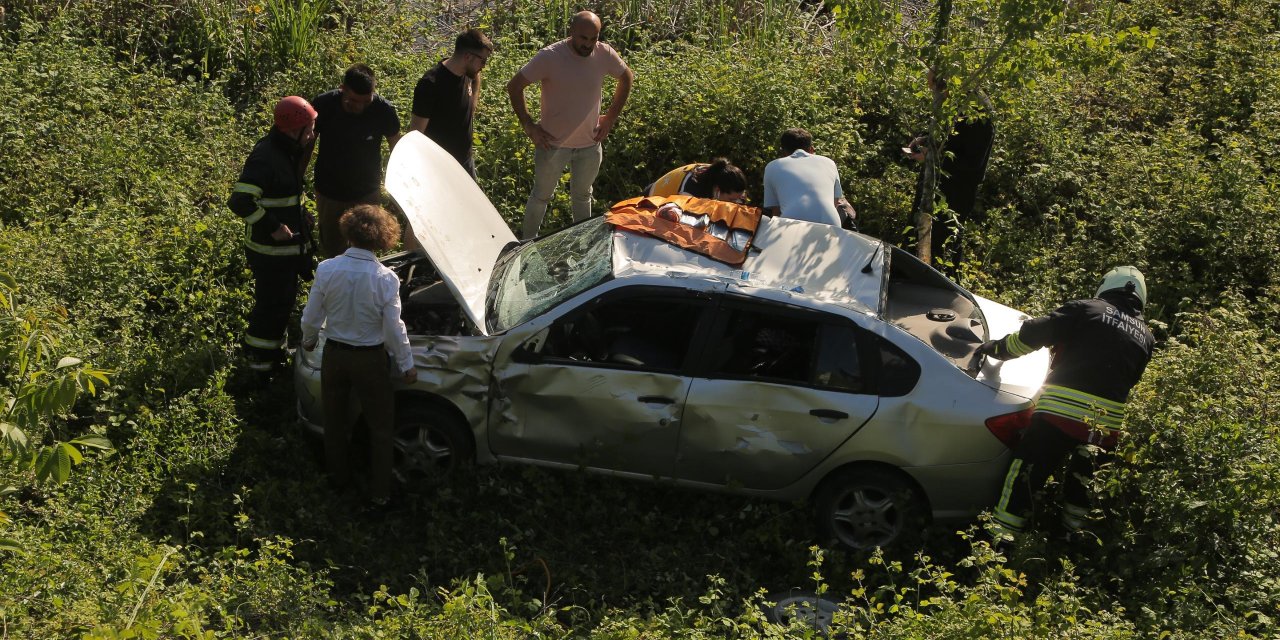 Trafik kazasında 2 kişi yaralandı