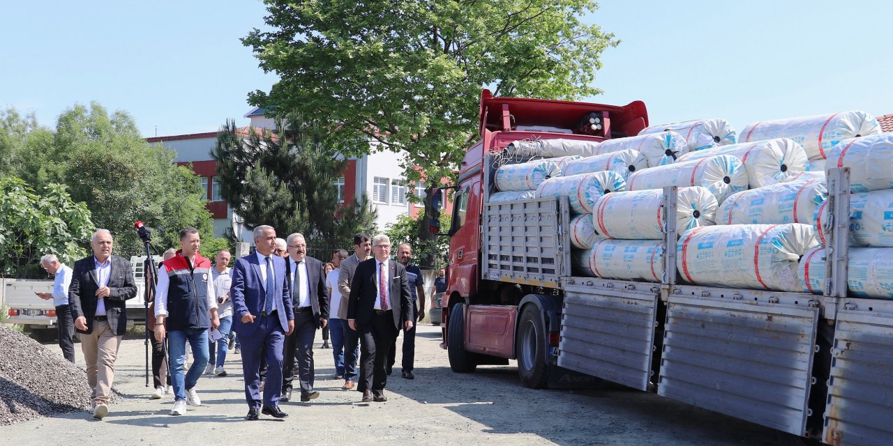 Samsun'da 191 çiftçinin sera naylonları yenilendi