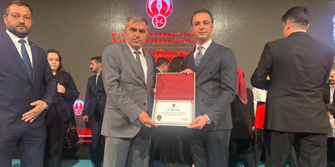 Av. Harun Can "MHP 21. Dönem Siyaset ve Liderlik Okulu" sertifikasını aldı