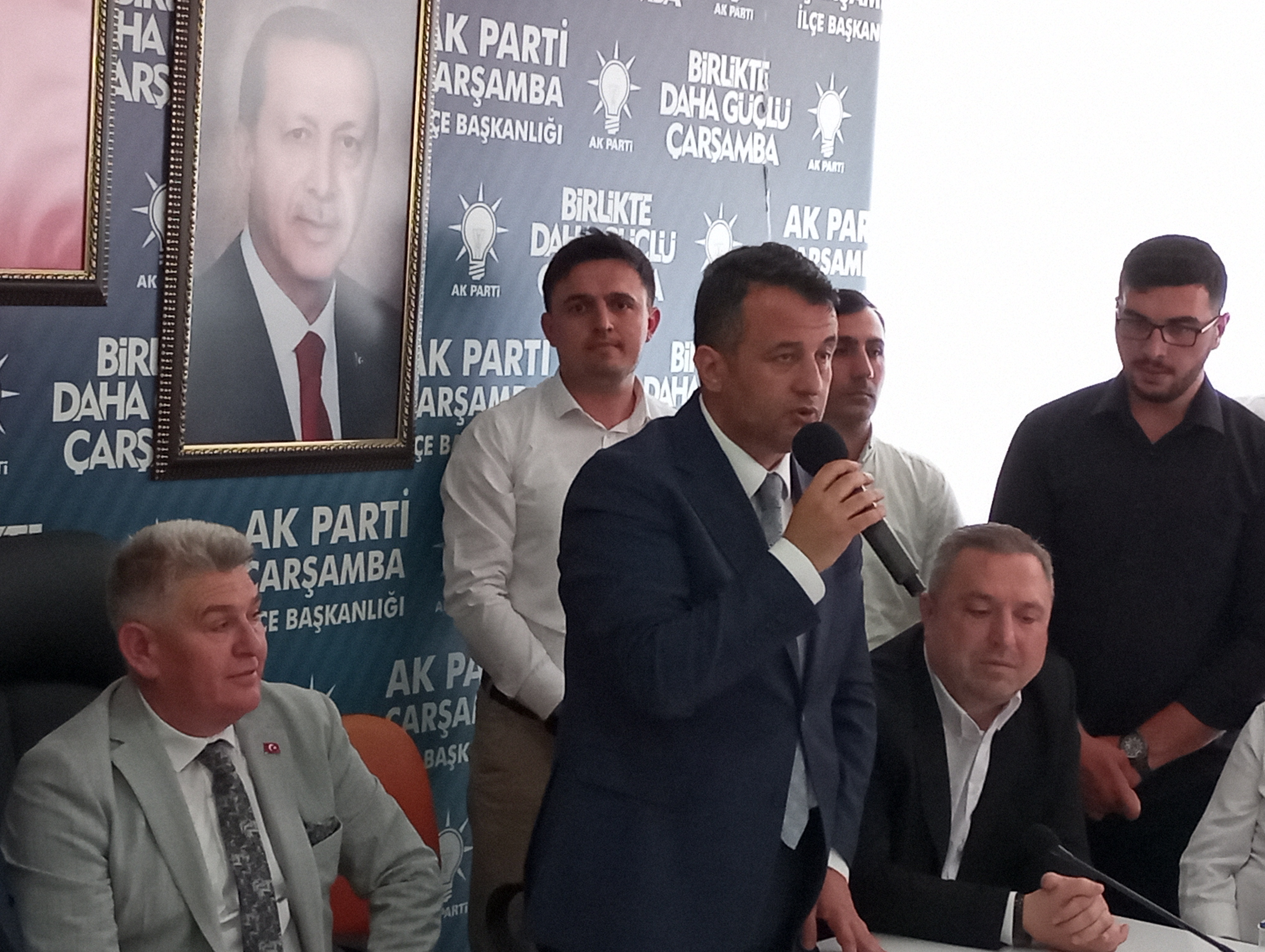 Ak Parti Çarşamba İlçe Başkanlığınca Bayramlaşma Programı Düzenlendi