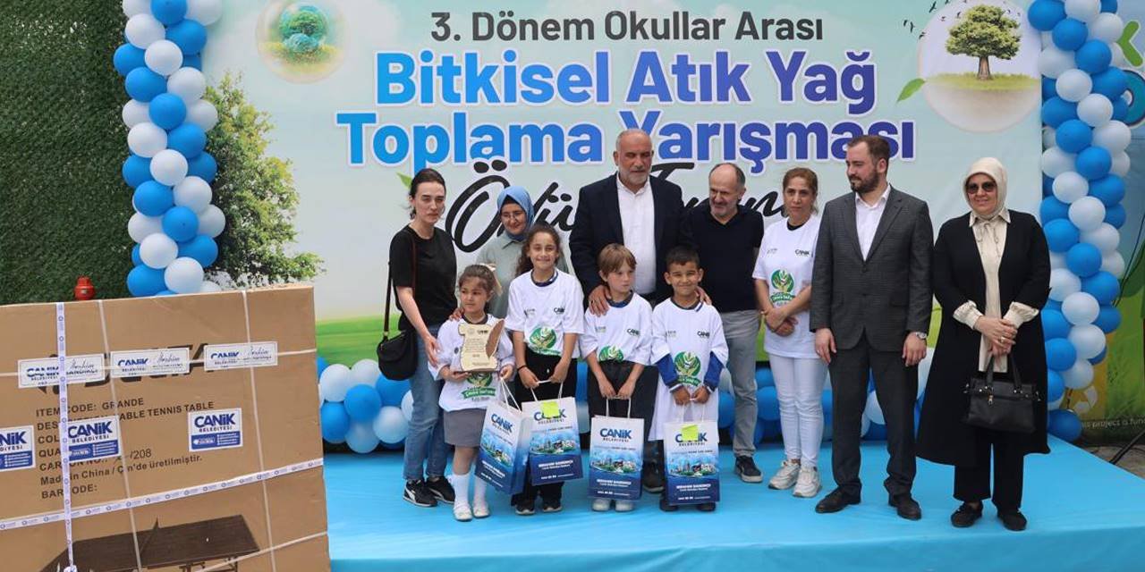 Öğrenciler 1.5 ton atık yağ topladı