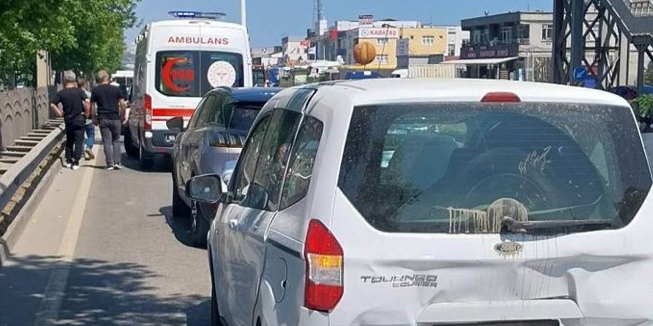 Trafik kazasında 2 kişi yaralandı