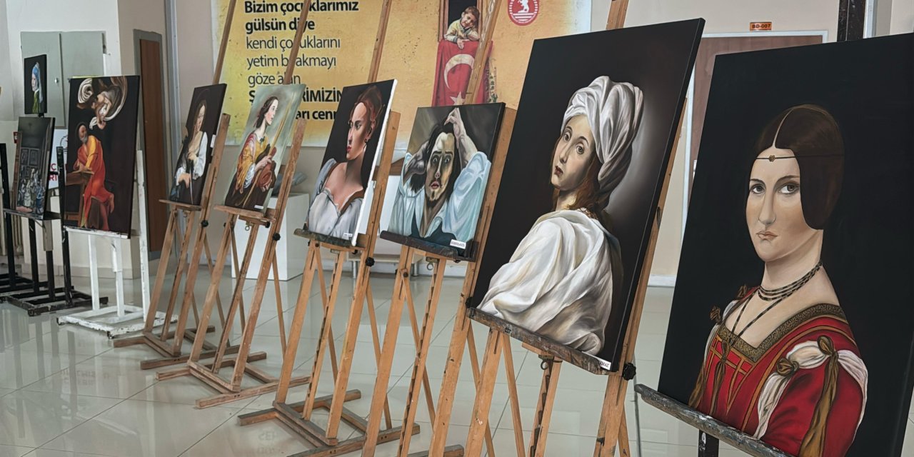 35 öğrenci 250’den fazla sanat eseri sergiledi