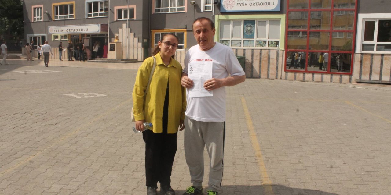 44. kez üniversite sınavına girdi