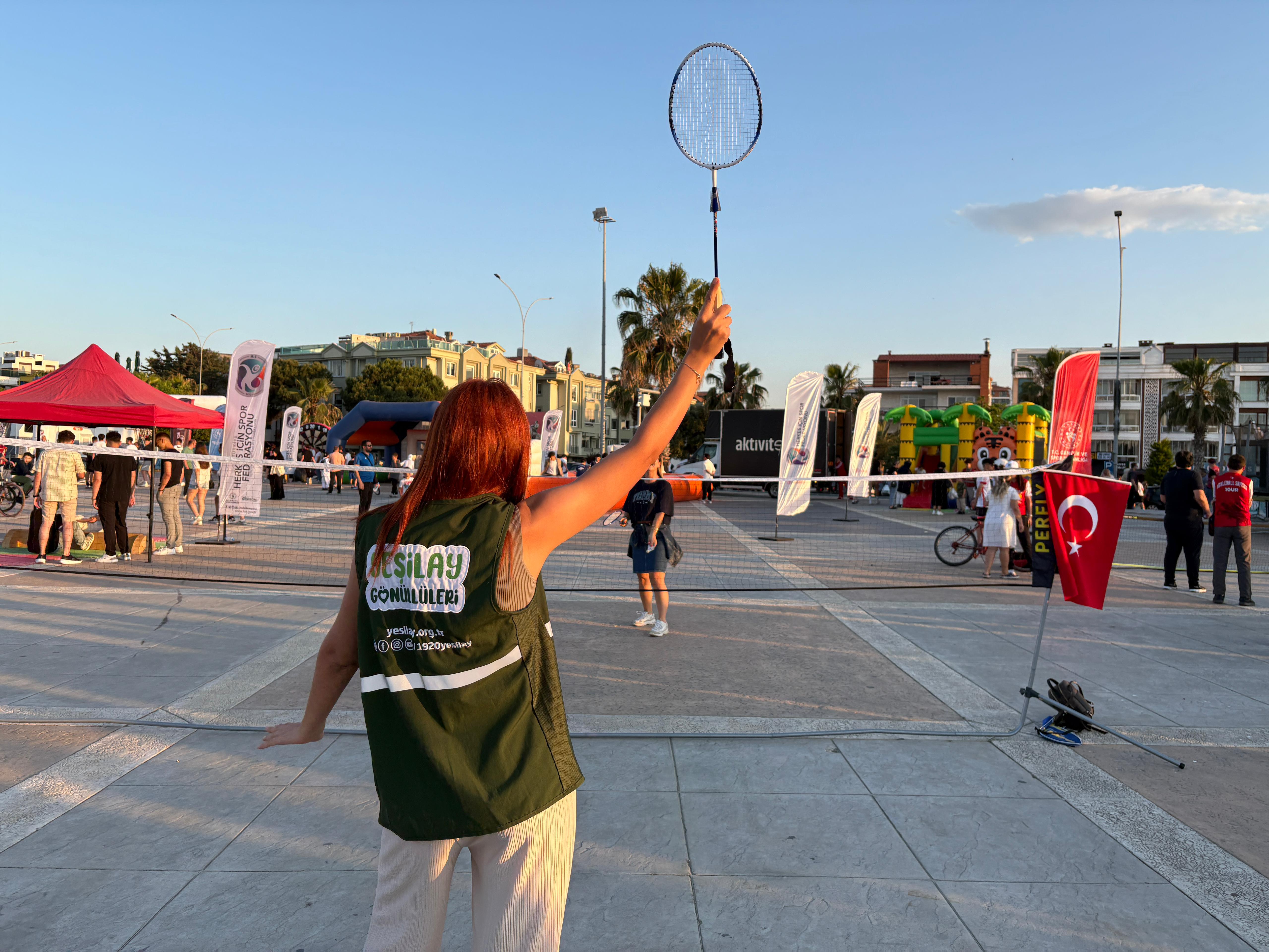 Samsun'daki Gençlik Ve Spor Festivali Kapsamında Yeşilay Stant Açtı
