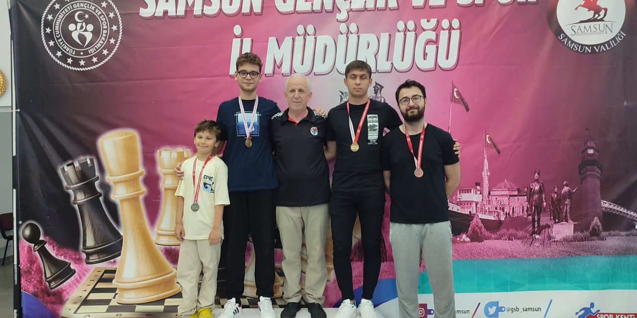 Samsun’da satranç heyecanı yaşandı