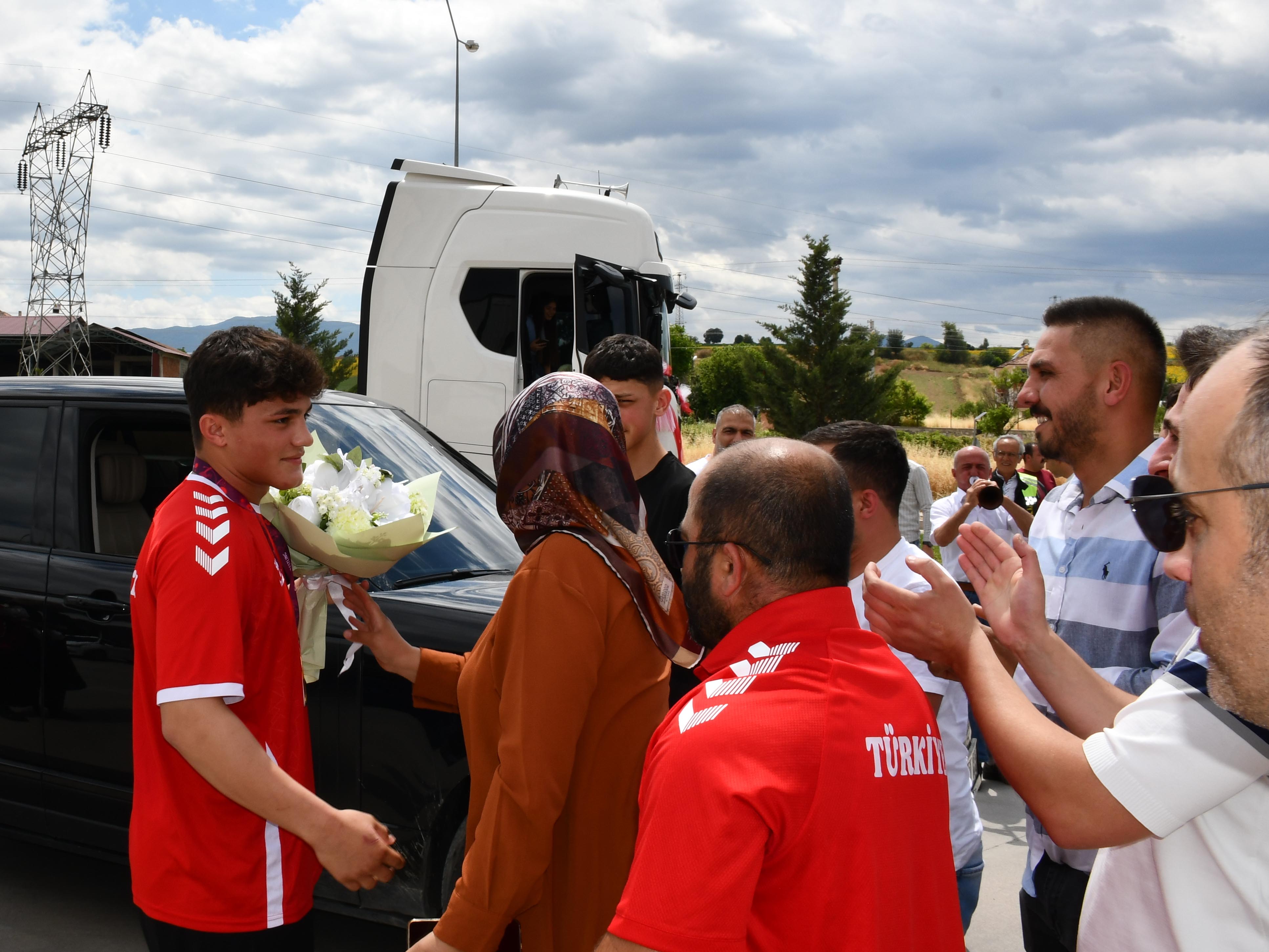 Samsun'da Coşkuyla Karşılandı