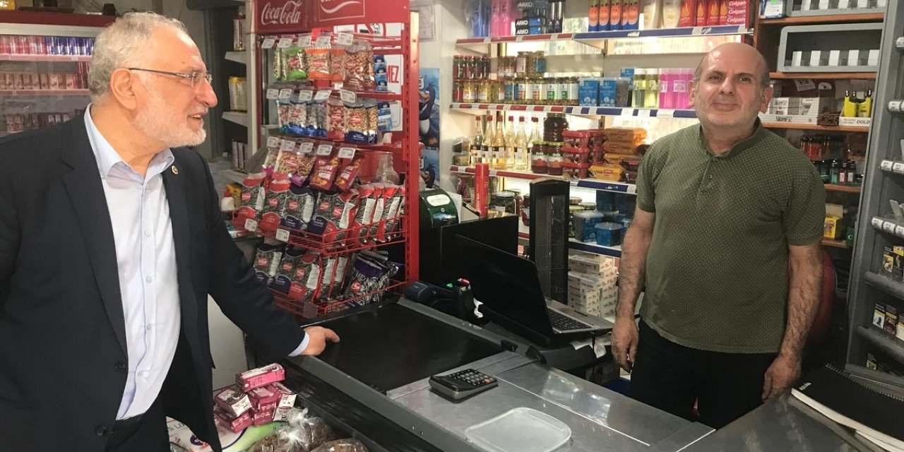 Milletvekili Karaman esnafları ziyaret etti