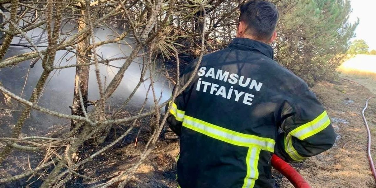 Samsun İtfaiyesi’nden 263 yangına müdahale