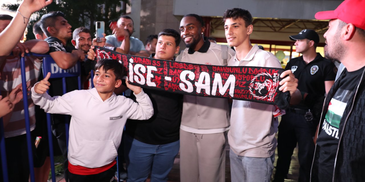 Antoine Makoumbou Samsun'a geldi