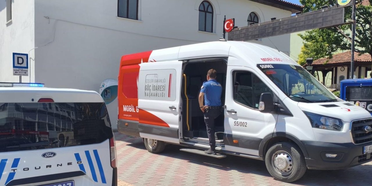 Samsun'da 78 yabancı uyruklu kişi kontrol edildi