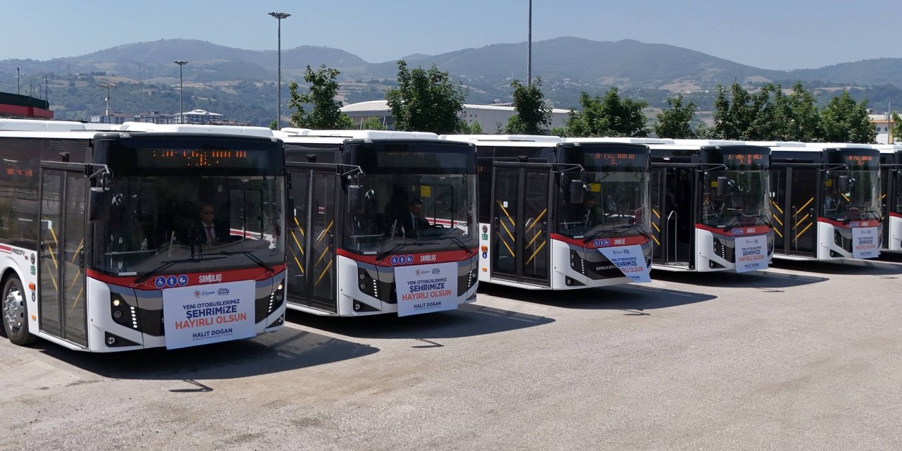 25 yeni otobüs Samsun’a hizmet verecek