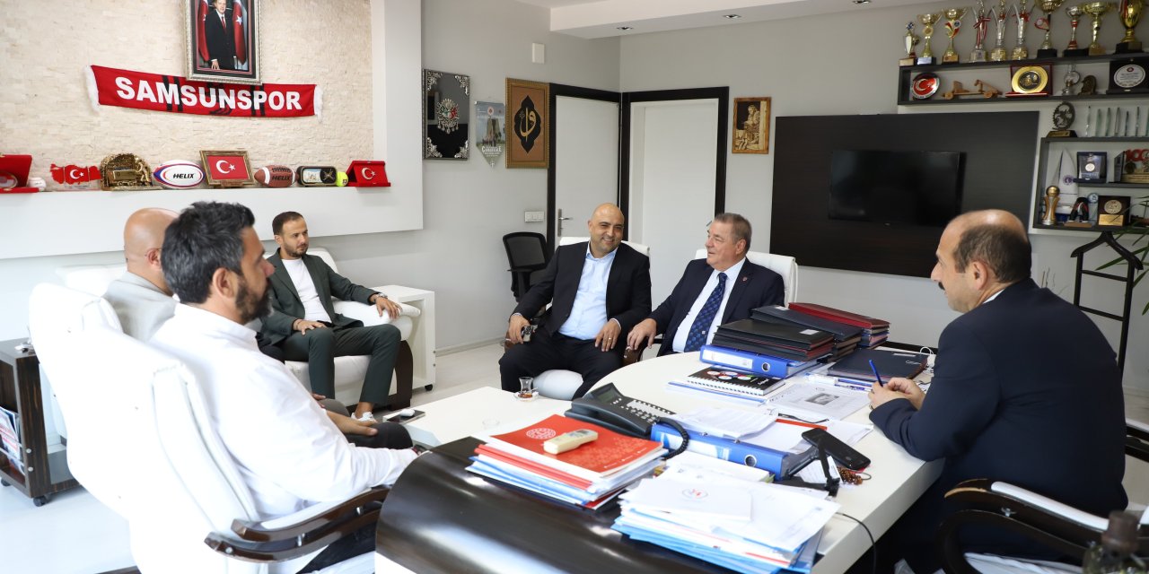 Samsunspor'dan Müdür Dereci’ye ziyaret