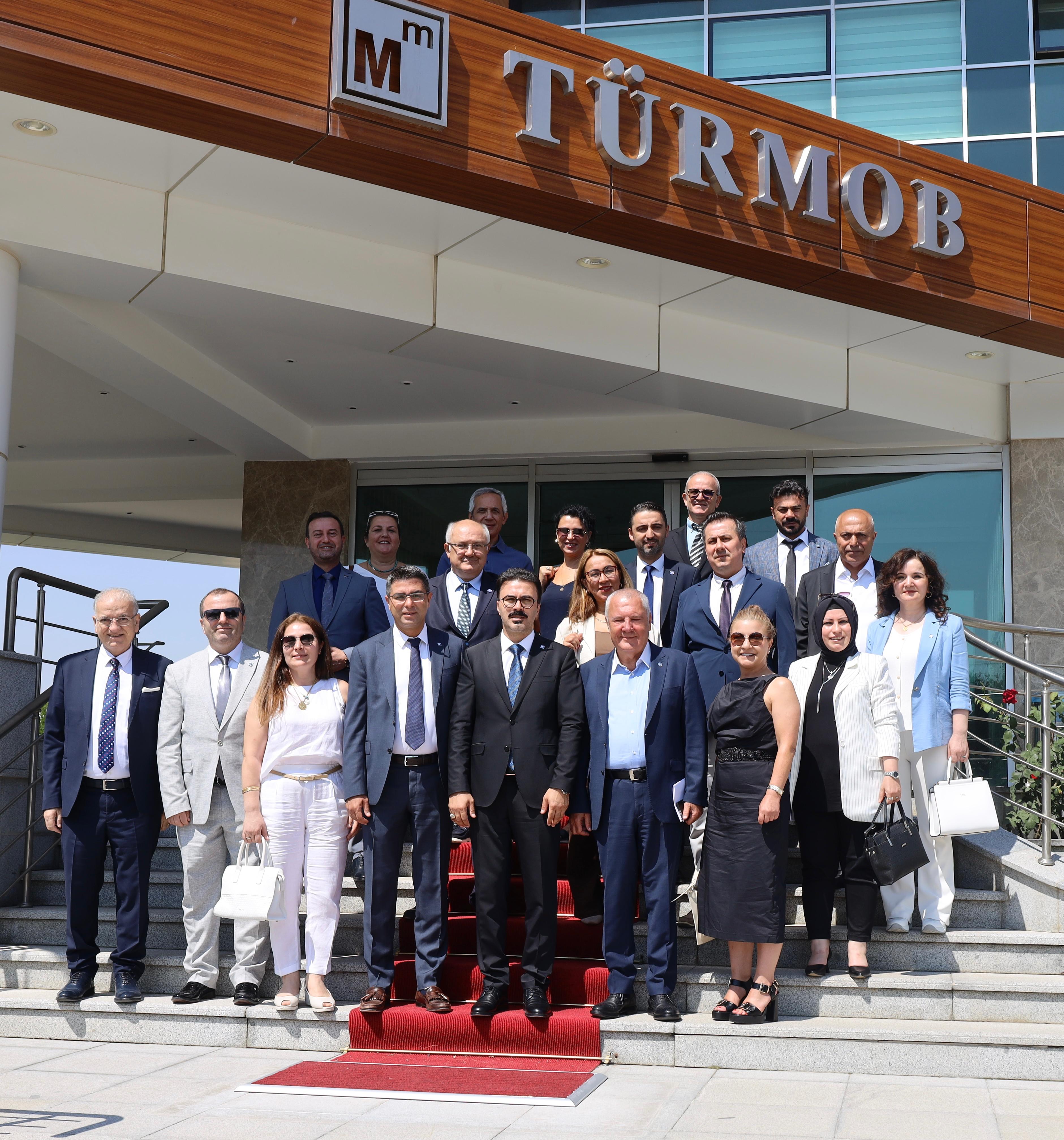 Samsun SMMM Odası’ndan TÜRMOB’a Nezaket Ziyareti
