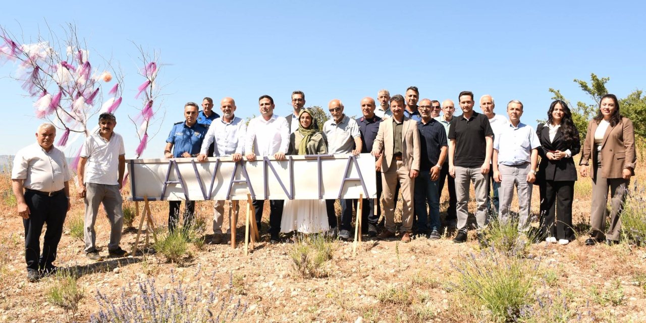 Lavanta bahçesi törenle hizmete açıldı