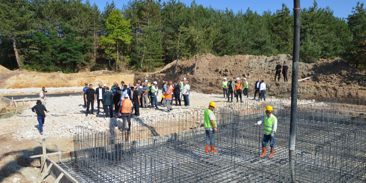 Trafik amirliği binasının temeli atıldı