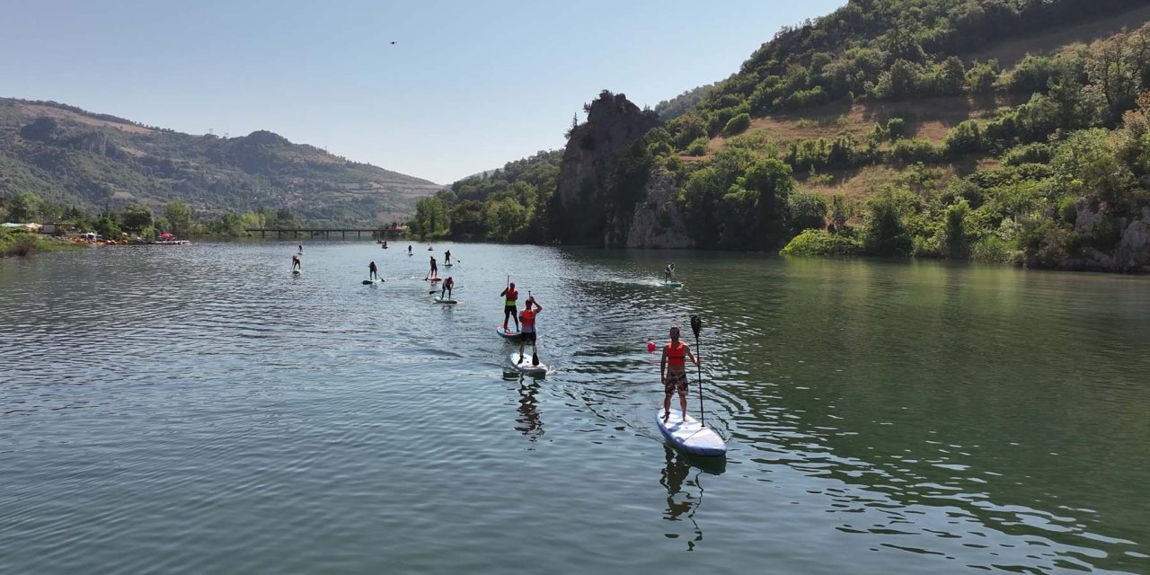 Kapıkayafest'te SUP yarışı düzenlendi