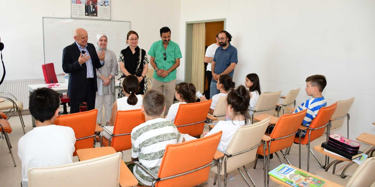 Çocuklar yaz tatilini dolu dolu geçiriyor
