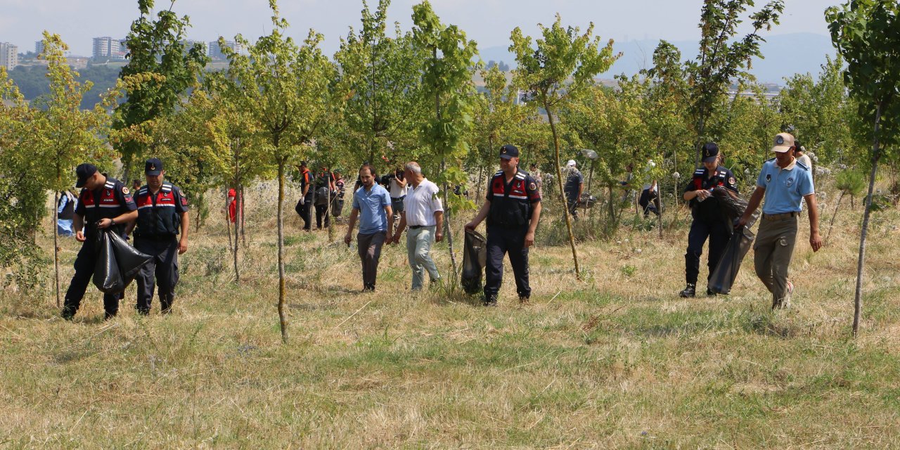 Samsun’da eş zamanlı orman temizliği yapıldı