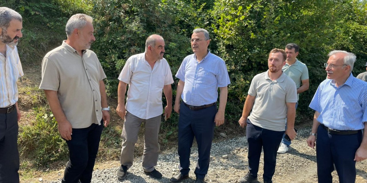 Kırsal bölgelerde çalışmaları yerinde inceledi
