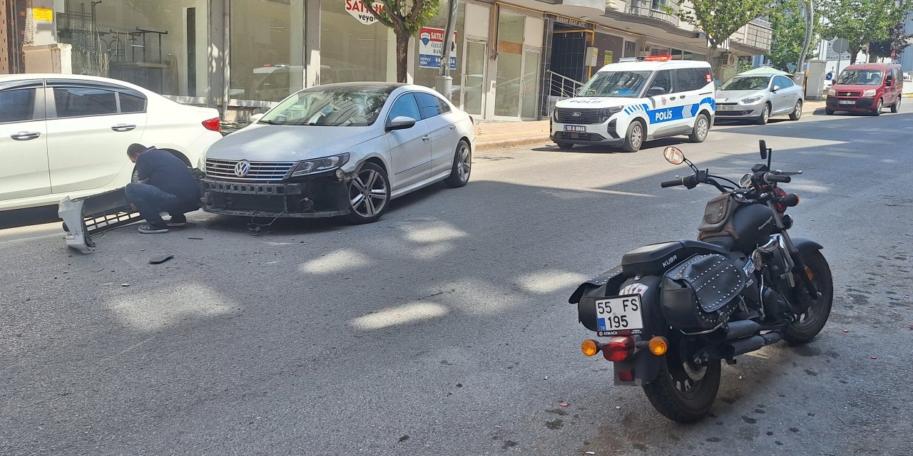 Trafik kazasında 1 kişi yaralandı