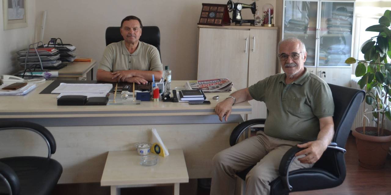 Denge Gazetesi Genel Yayın Yönetmeni Adnan Bahadır'ı ziyaret etti
