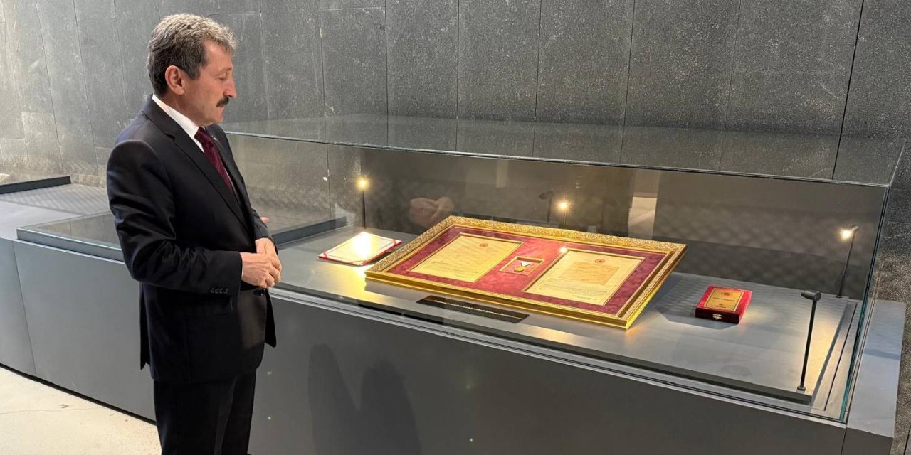 İstiklal madalyası müzede sergilenmeye başladı