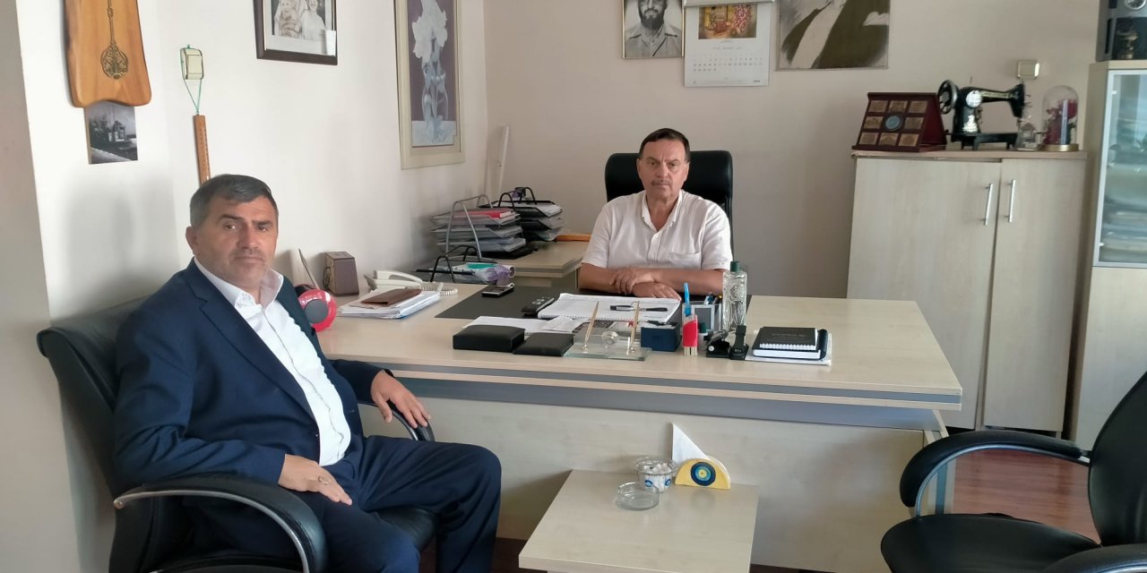 Başkan Mucur'dan Adnan Bahadır'a ziyaret