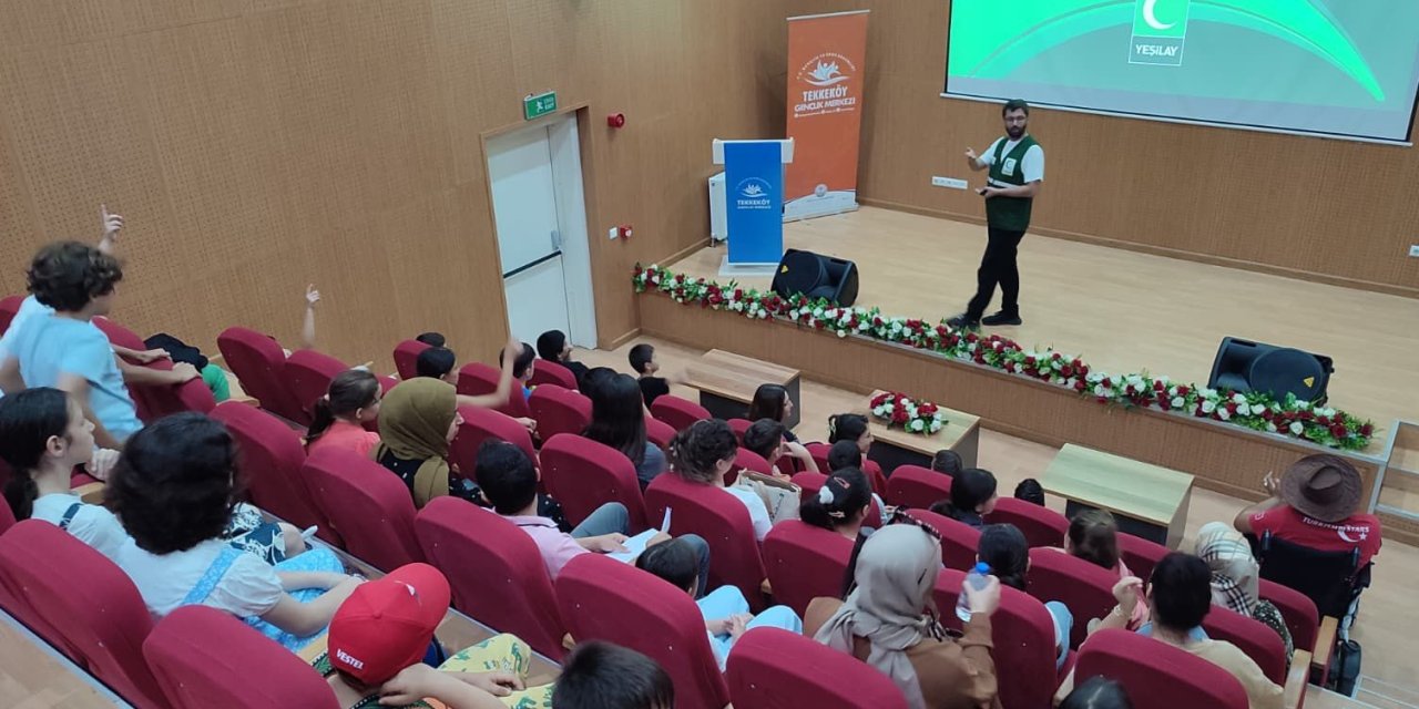 Samsun Yeşilay Şubesi yaz eğitimleri