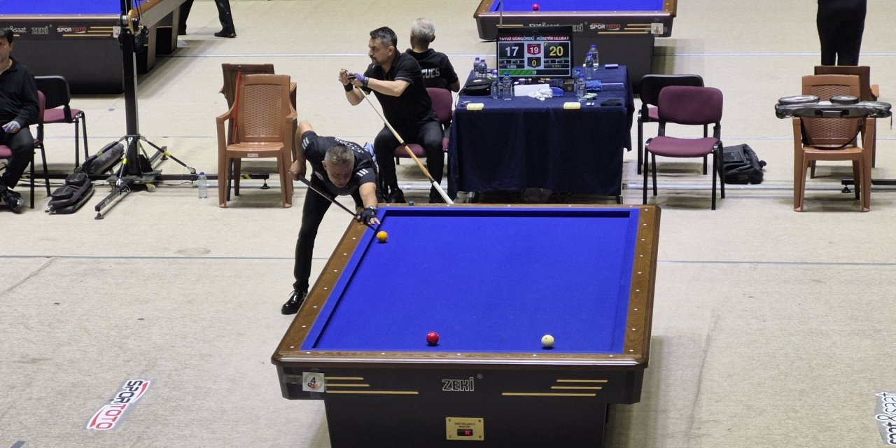 Samsun’da 3 Bant Bilardo Türkiye Şampiyonası heyecanı